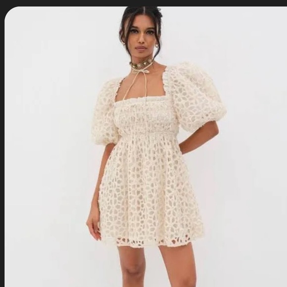 For Love & Lemons Brooke Mini Dress Size XL — only worn once - Picture 3 of 3